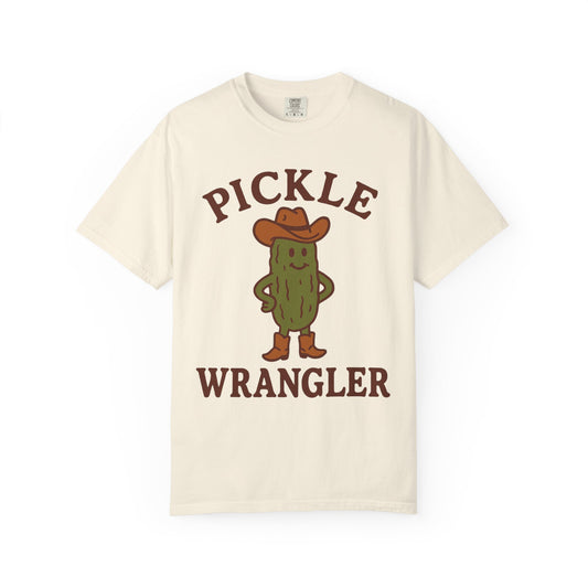 Pickle Wrangler T-shirt - Funny Western Comfort Colors Tee