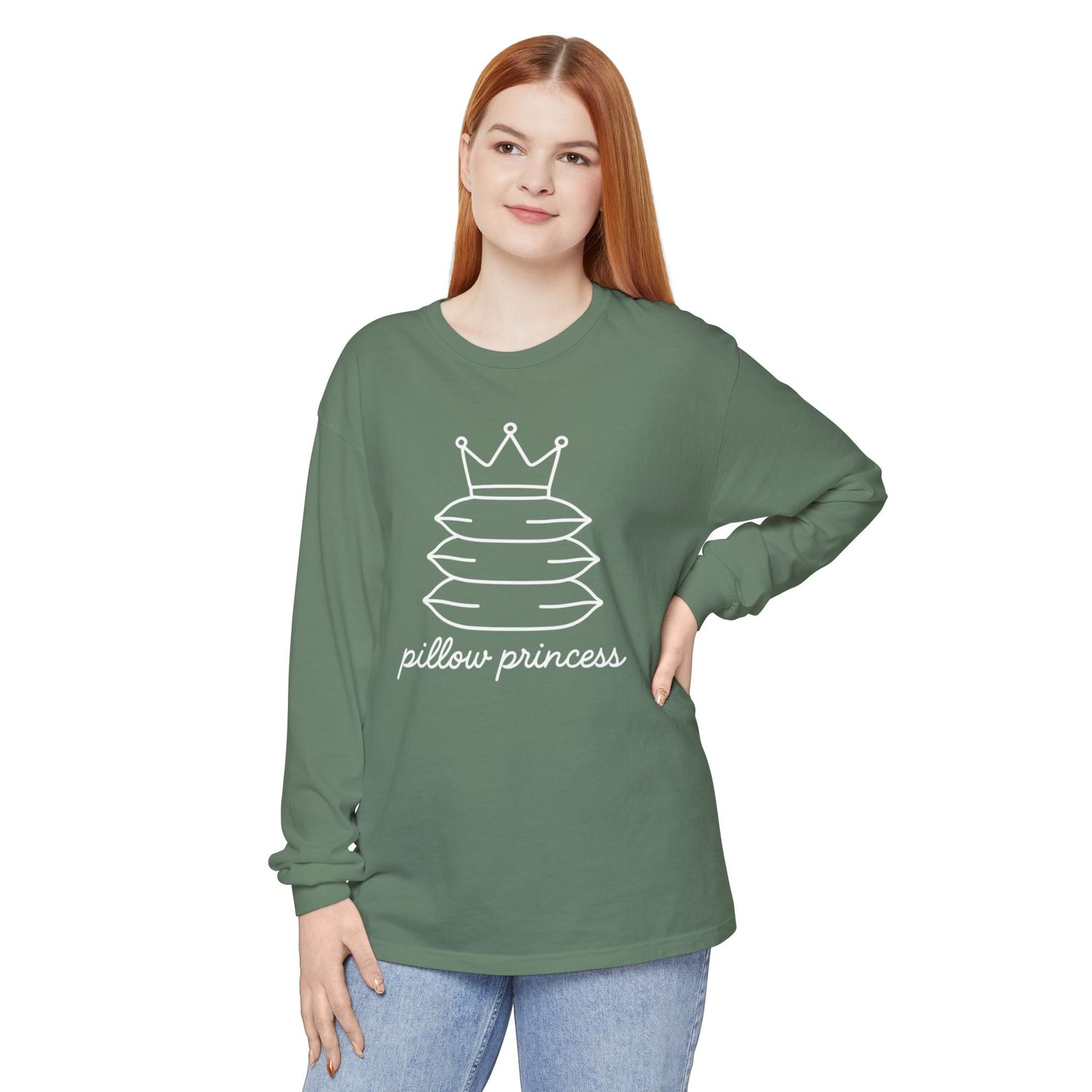 Pillow Princess Comfort Colors Long Sleeve T-Shirt