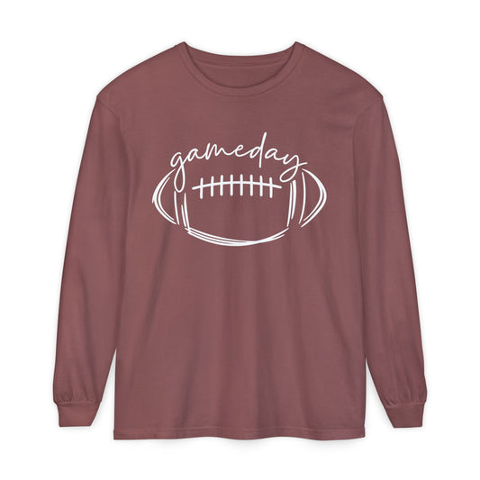 Gameday Long Sleeve T-Shirt - Soft & Stylish Casual Wear, Perfect for Everyday, Gifts, Birthdays, Holidays, All Seasons, Gameday