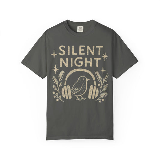Silent Night Christmas T-Shirt Comfort Colors
