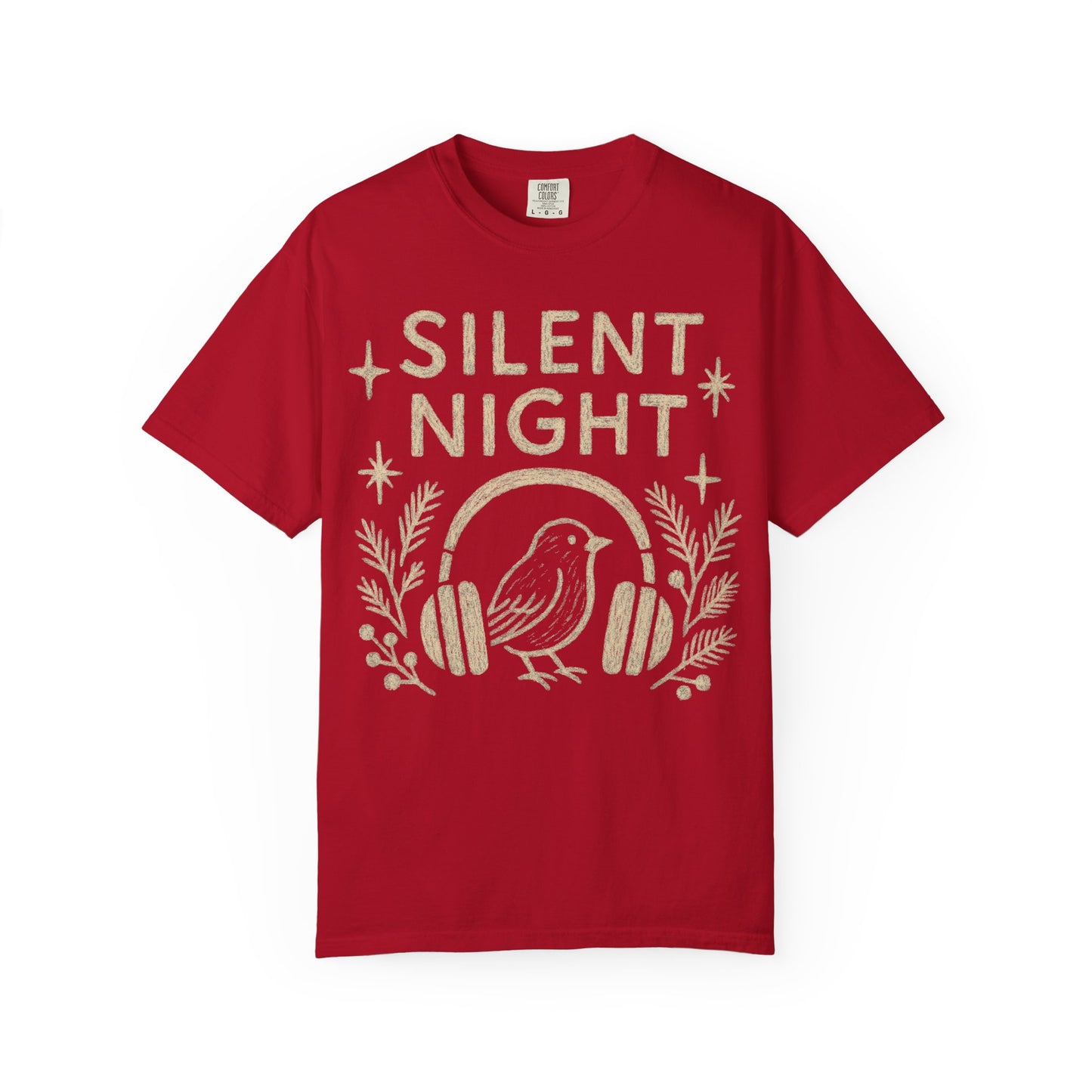 Silent Night Christmas T-Shirt Comfort Colors