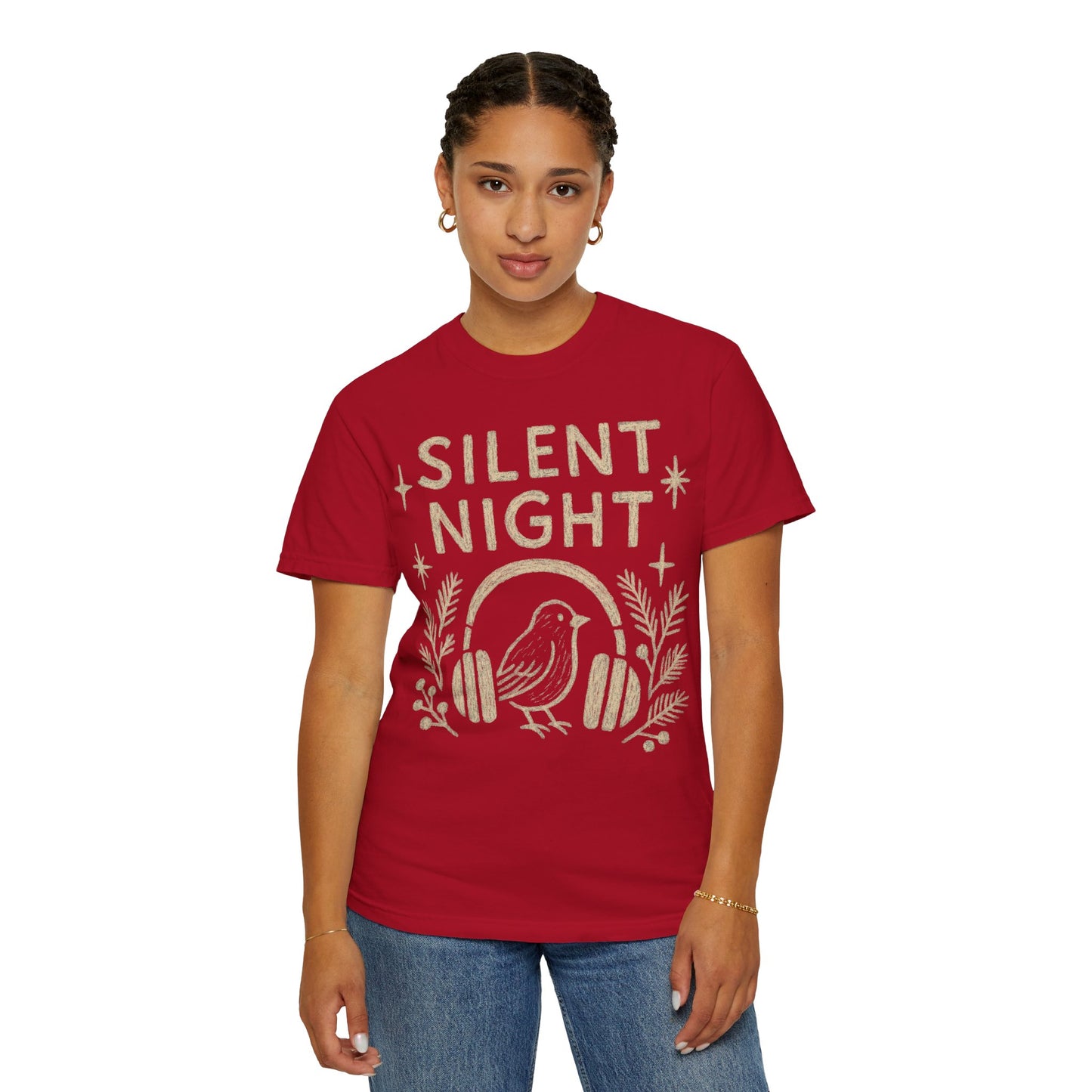 Silent Night Christmas T-Shirt Comfort Colors