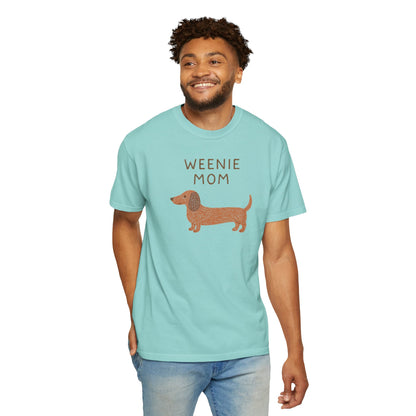 Weenie Mom Dachshund Shirt | Dachshund Mom Tee Comfort Colors T-shirt Weiner dog