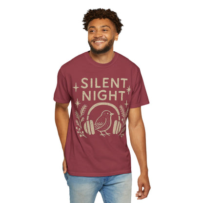 Silent Night Christmas T-Shirt Comfort Colors