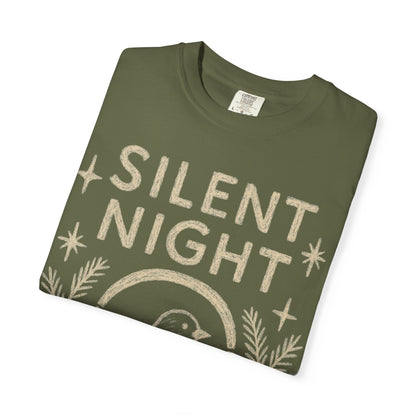 Silent Night Christmas T-Shirt Comfort Colors