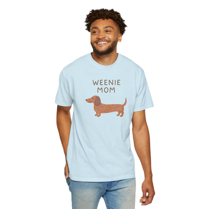 Weenie Mom Dachshund Shirt | Dachshund Mom Tee Comfort Colors T-shirt Weiner dog
