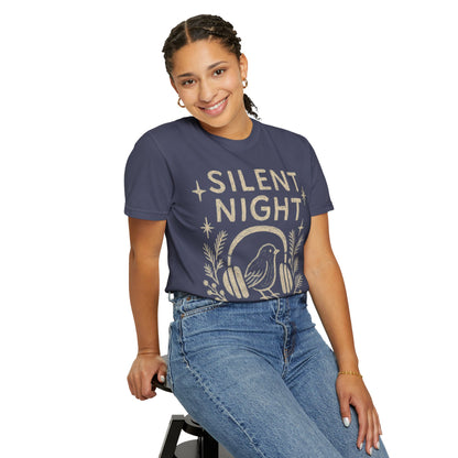 Silent Night Christmas T-Shirt Comfort Colors