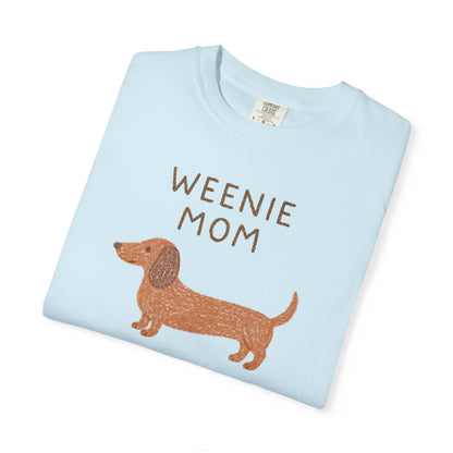 Weenie Mom Dachshund Shirt | Dachshund Mom Tee Comfort Colors T-shirt Weiner dog