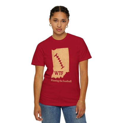 WTF Winning the Football in Indiana T-Shirt — Vintage Football Tee