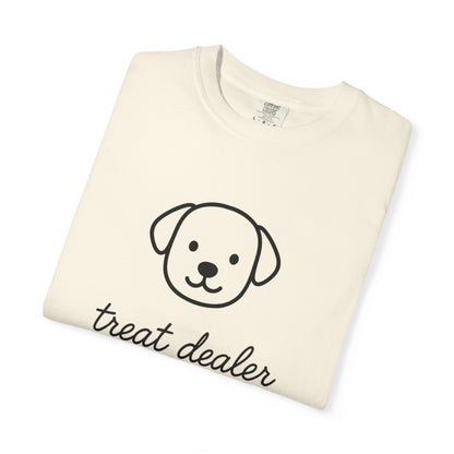 Treat Dealer Comfort Colors Unisex T-shirt, Dog Lover Shirt, Pet Owner Tee, Gift for Dog Mom, Casual Tee, Garment Dyed Tshirt