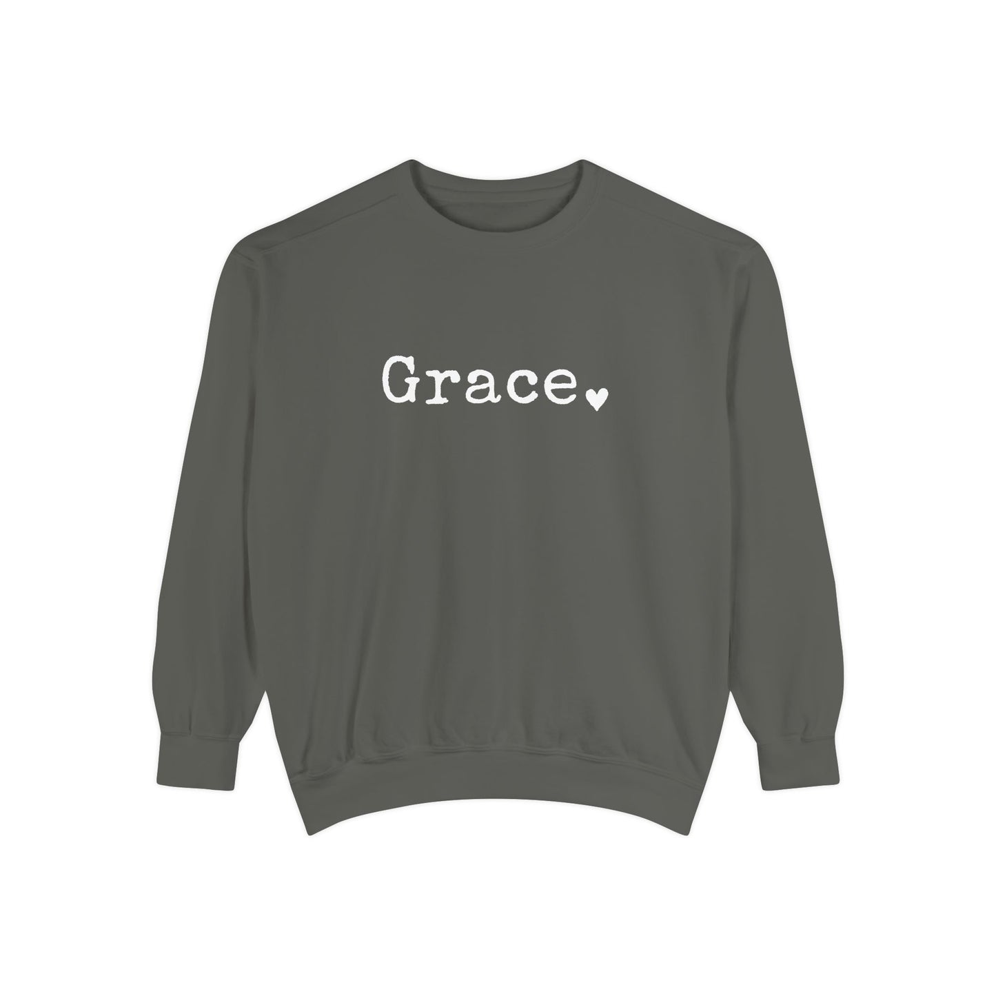 Grace Comfort Colors sweatshirt | name script pullover