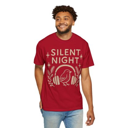 Silent Night Christmas T-Shirt Comfort Colors