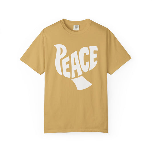 Dove Peace Comfort Colors Tee, Unisex Shirt for Dove Lovers, Peaceful Vibes Tee, Unique Gift for Peace Enthusiasts, Casual Dove Graphic Tee,