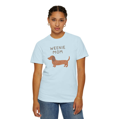 Weenie Mom Dachshund Shirt | Dachshund Mom Tee Comfort Colors T-shirt Weiner dog