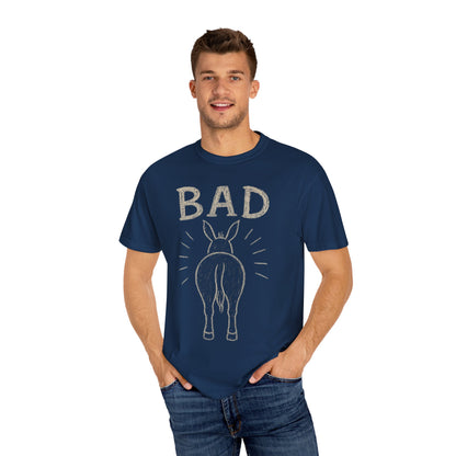 Bad Donkey Comfort Colors T-shirt, Funny Graphic Tee, Unisex Shirt, Trendy Top, Gift for Animal Lovers, Casual Tee