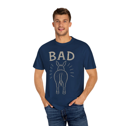 Bad Donkey Comfort Colors T-shirt, Funny Graphic Tee, Unisex Shirt, Trendy Top, Gift for Animal Lovers, Casual Tee