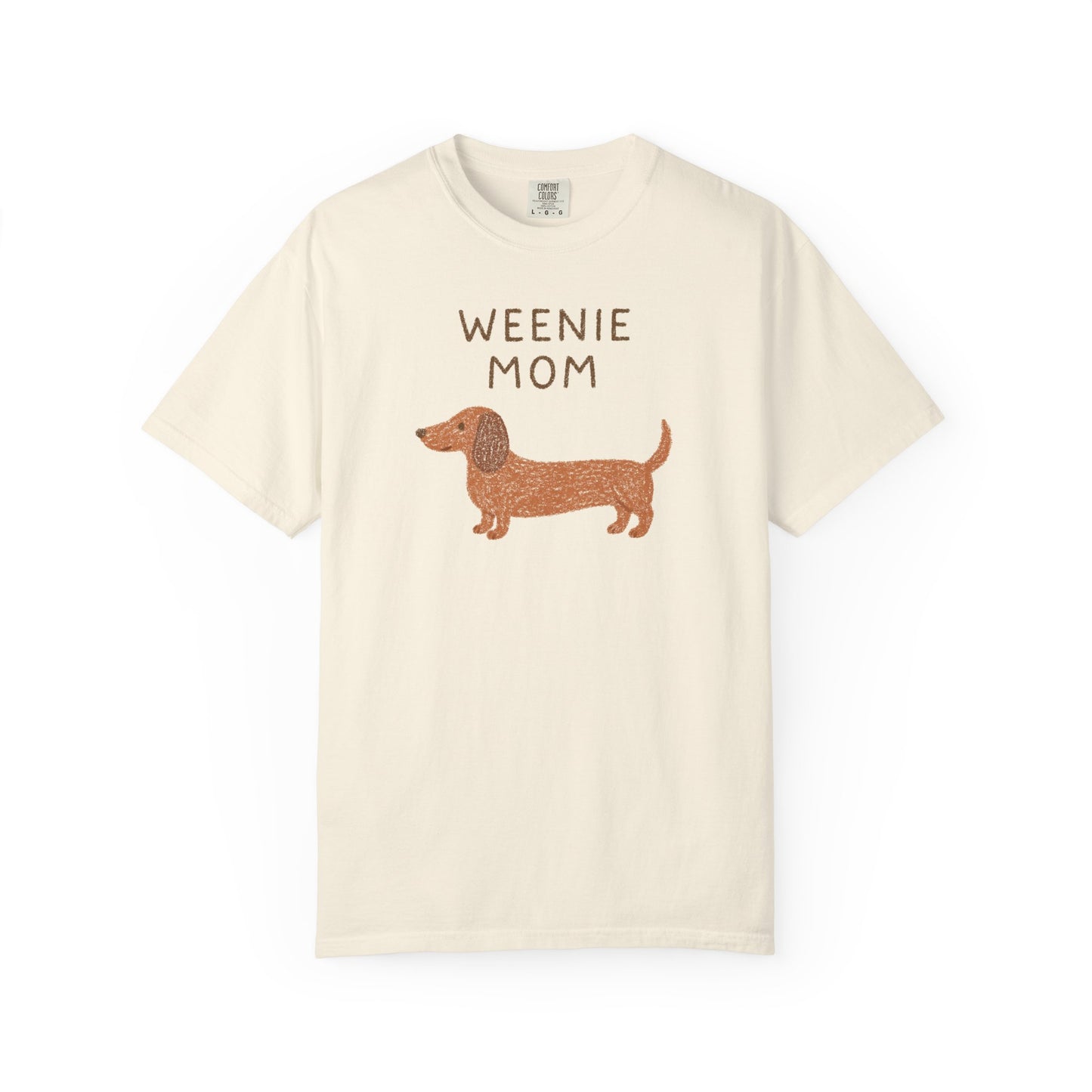 Weenie Mom Dachshund Shirt | Dachshund Mom Tee Comfort Colors T-shirt Weiner dog