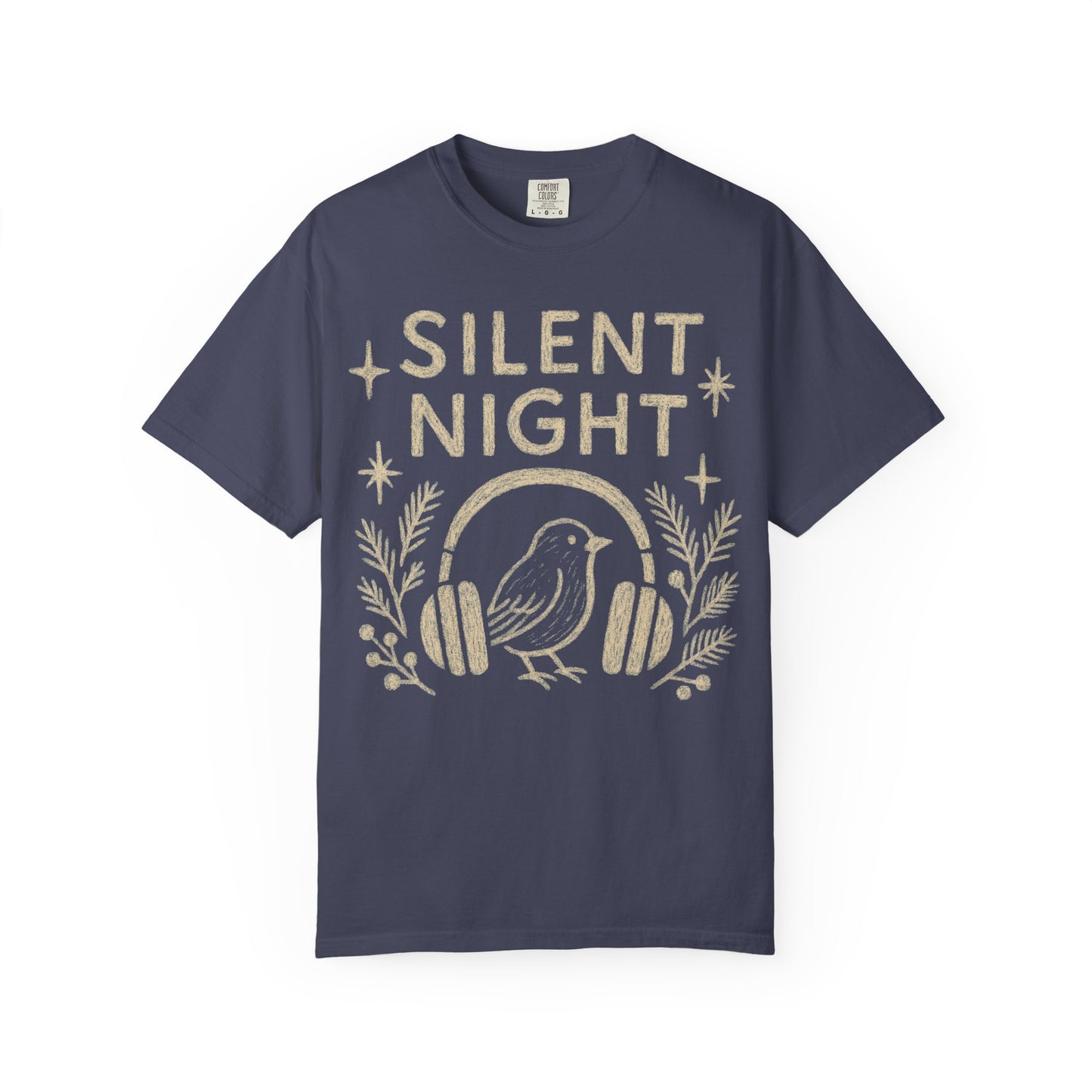 Silent Night Christmas T-Shirt Comfort Colors
