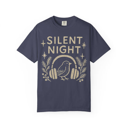 Silent Night Christmas T-Shirt Comfort Colors