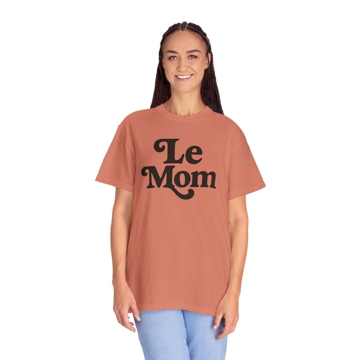 Le Mom T-Shirt | Retro Script Mom Tee, Mother's Day Shirt, Comfort Colors