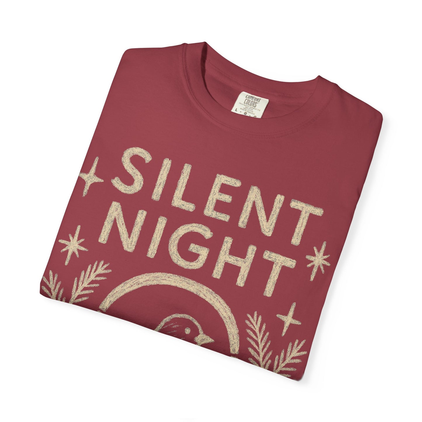 Silent Night Christmas T-Shirt Comfort Colors