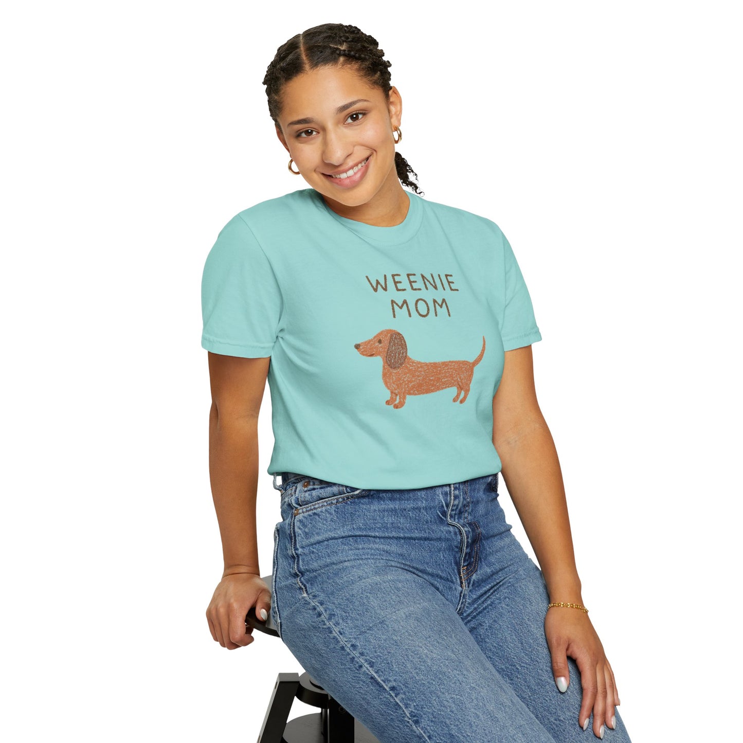 Weenie Mom Dachshund Shirt | Dachshund Mom Tee Comfort Colors T-shirt Weiner dog