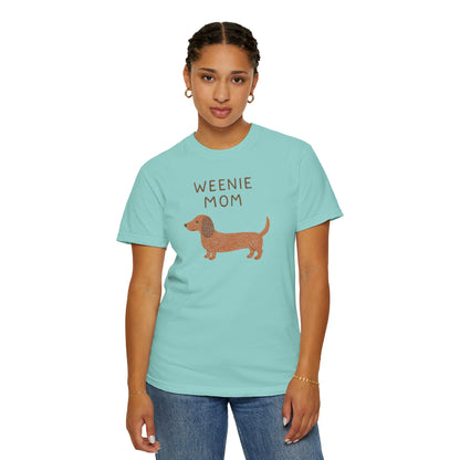 Weenie Mom Dachshund Shirt | Dachshund Mom Tee Comfort Colors T-shirt Weiner dog