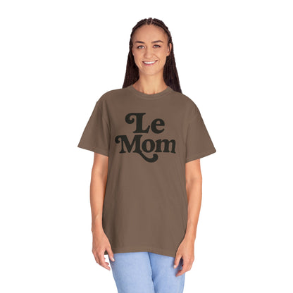 Le Mom T-Shirt | Retro Script Mom Tee, Mother's Day Shirt, Comfort Colors