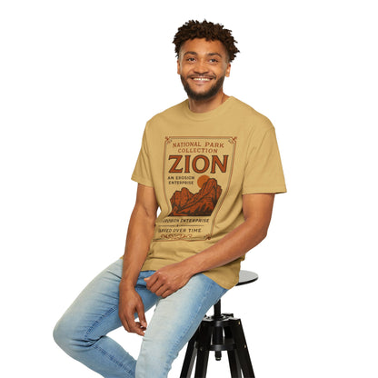 Zion National Park Poster T-Shirt | Canyon Landscape Tee Comfort Colors T-shirt