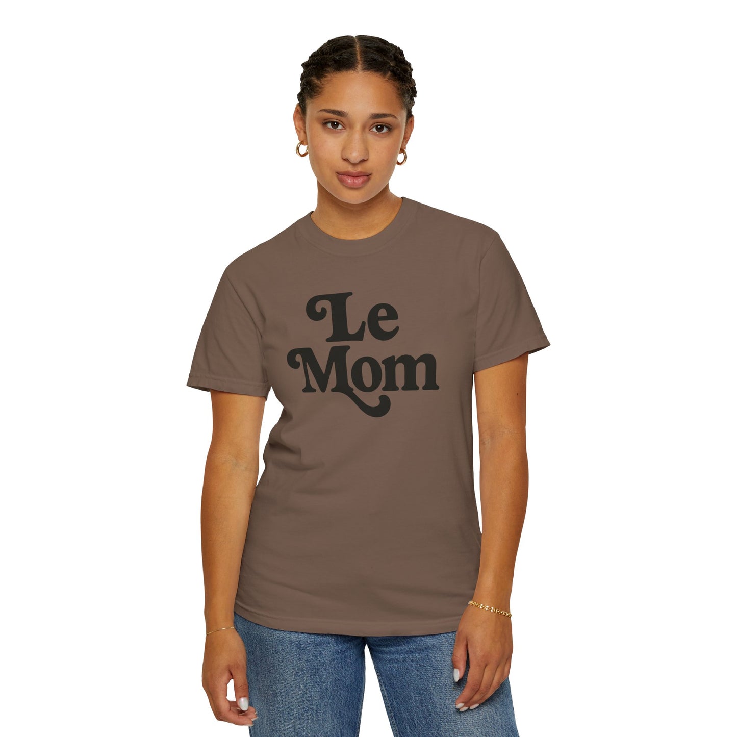 Le Mom T-Shirt | Retro Script Mom Tee, Mother's Day Shirt, Comfort Colors