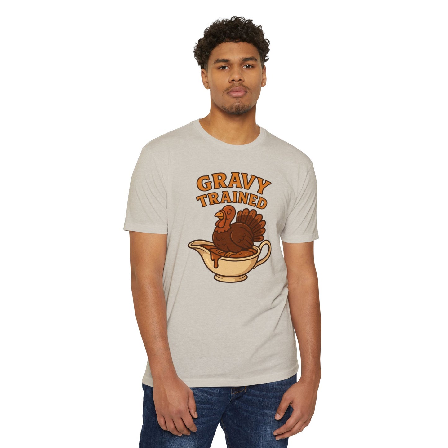 Gravy Trained T-Shirt — Funny Thanksgiving Turkey Graphic Tee