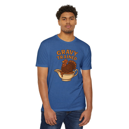Gravy Trained T-Shirt — Funny Thanksgiving Turkey Graphic Tee