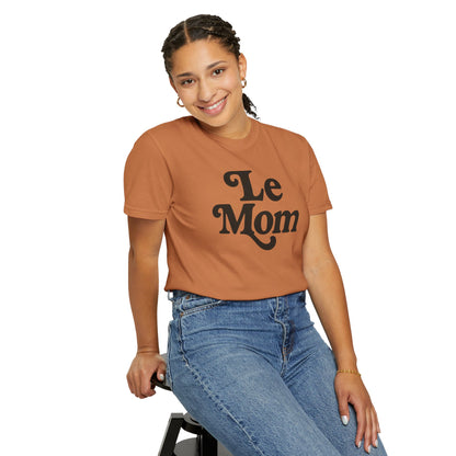 Le Mom T-Shirt | Retro Script Mom Tee, Mother's Day Shirt, Comfort Colors