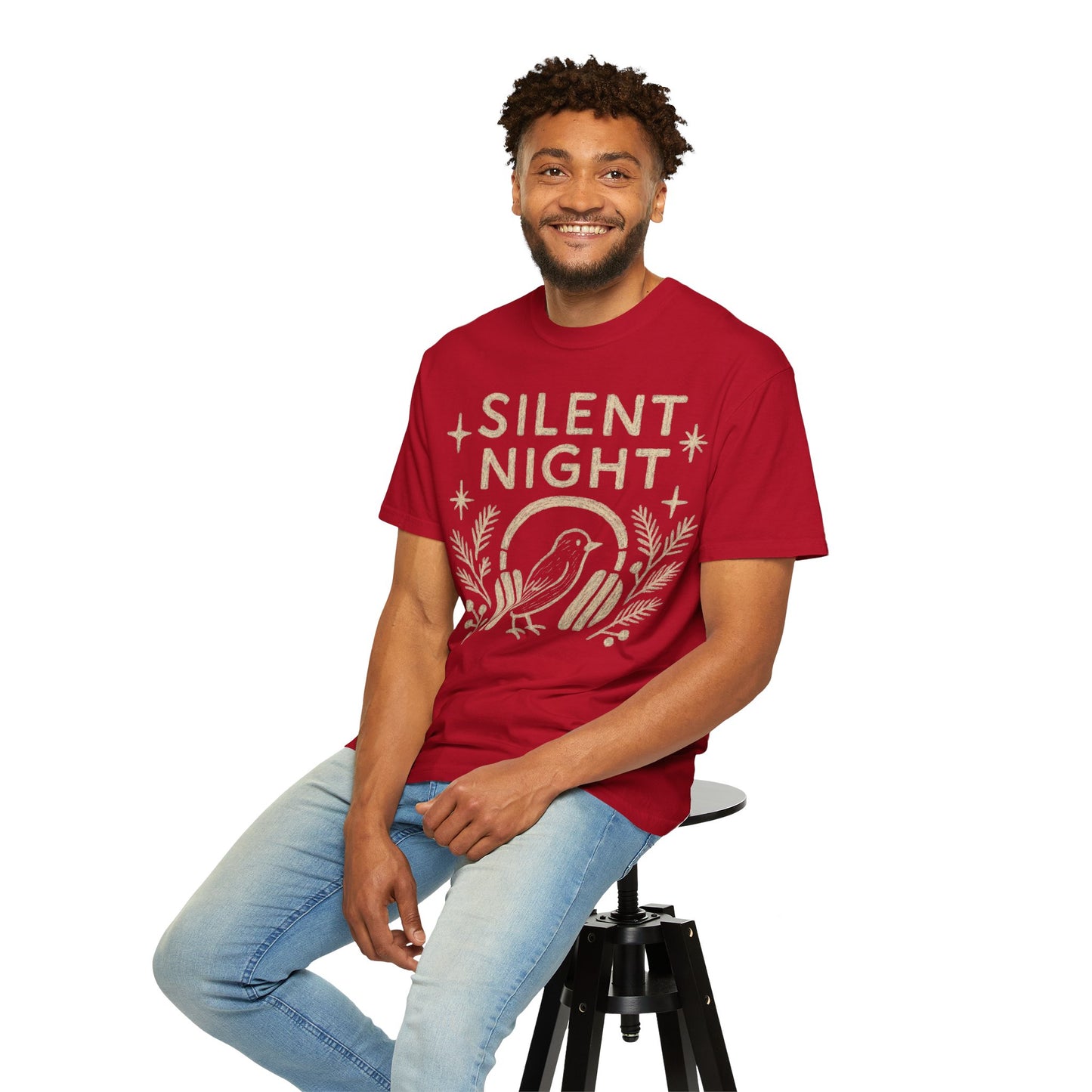 Silent Night Christmas T-Shirt Comfort Colors