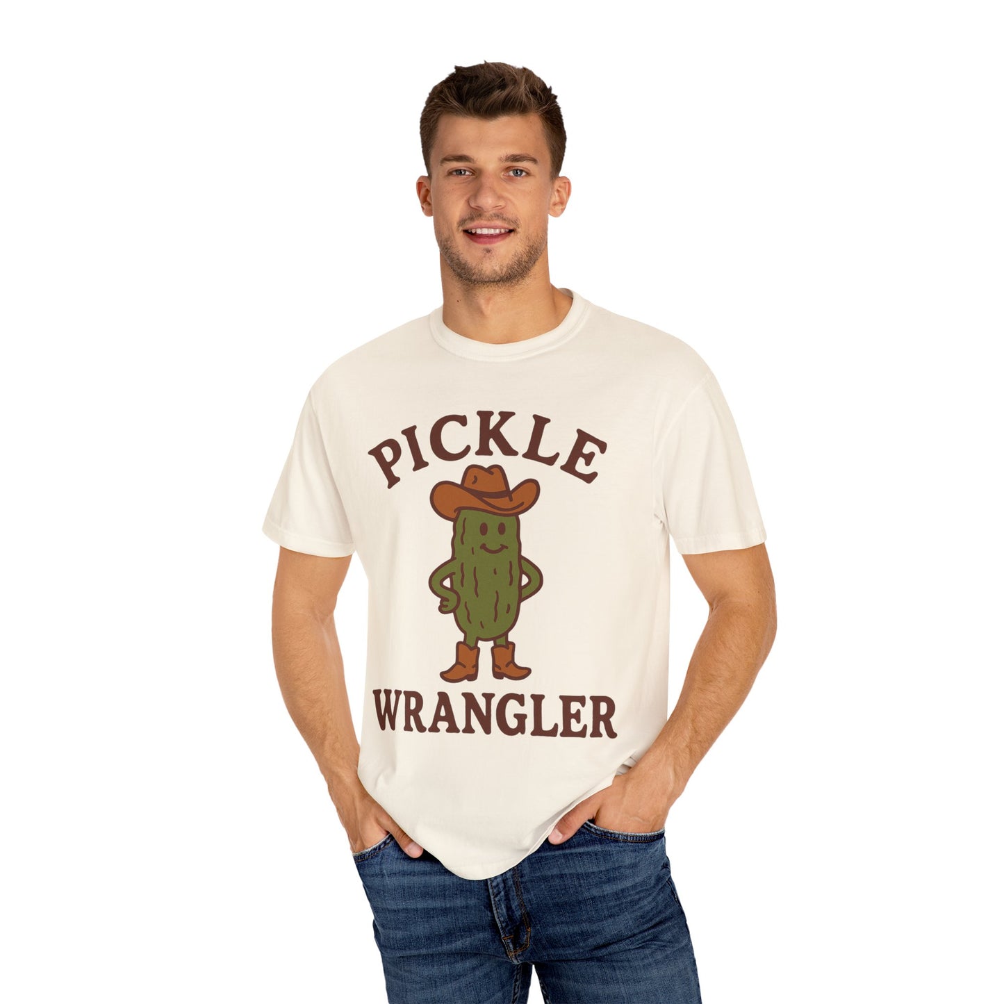 Pickle Wrangler T-shirt - Funny Western Comfort Colors Tee