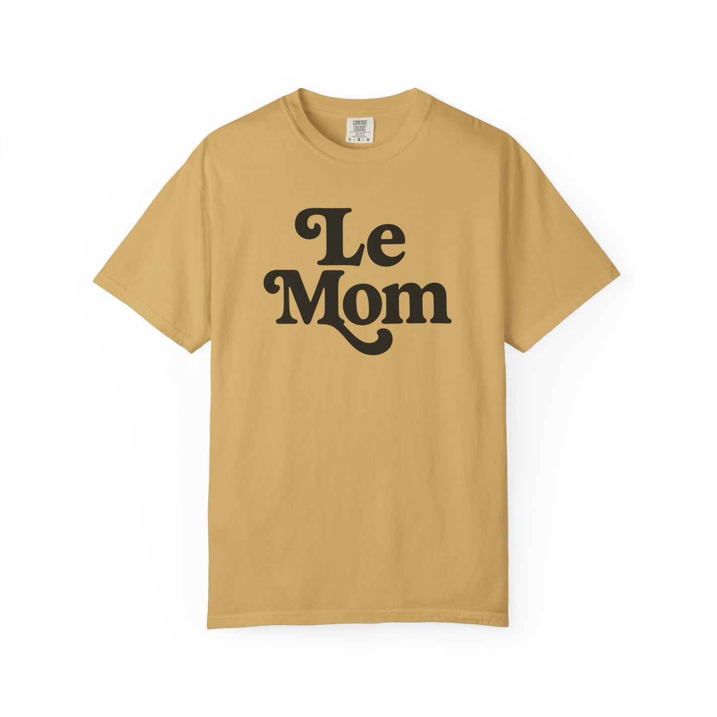 Le Mom T-Shirt | Retro Script Mom Tee, Mother's Day Shirt, Comfort Colors