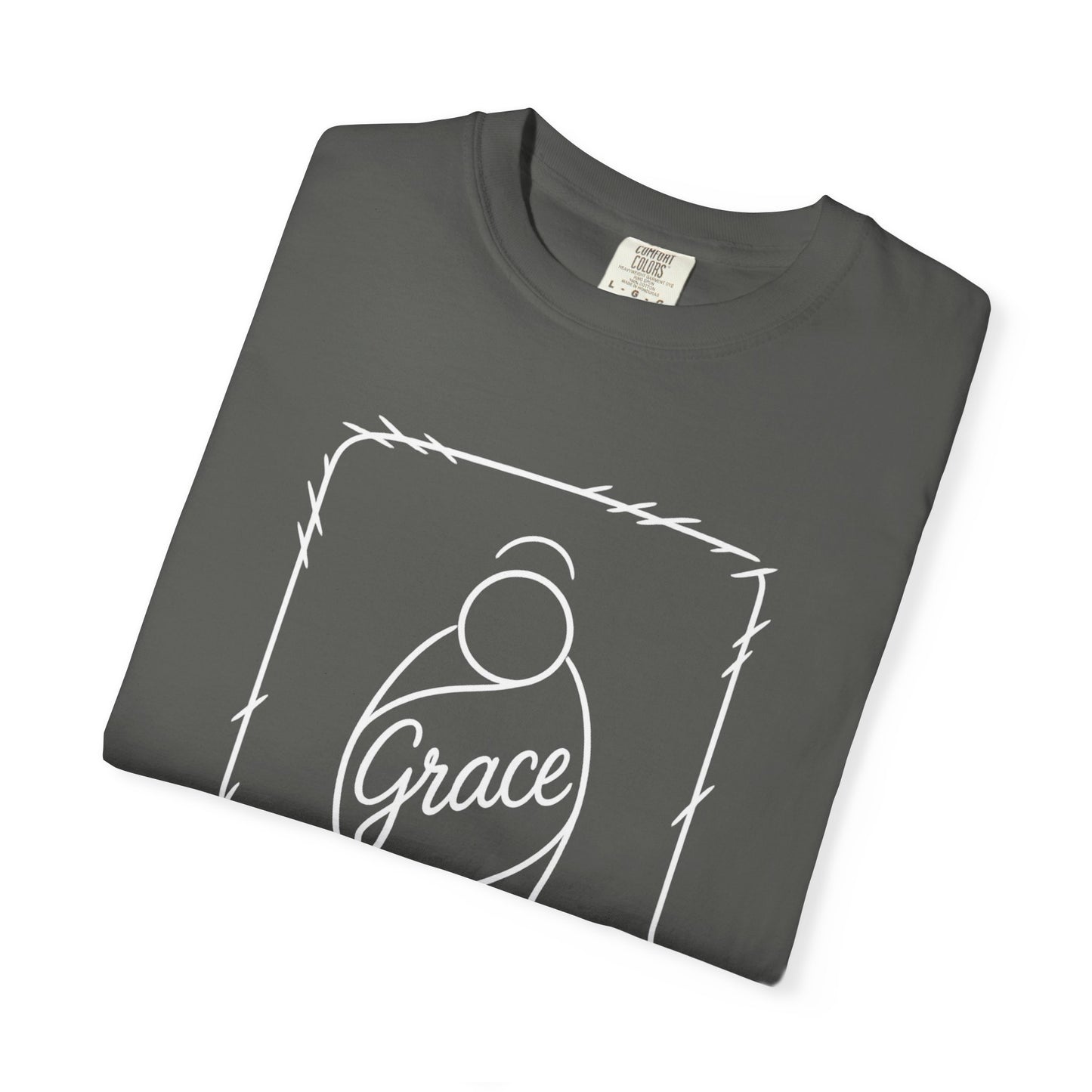 Christmas Baby Grace Comfort Colors T-Shirt, Unisex Tee, Holiday Gift, Religious Shirt, Christian Apparel
