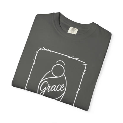 Christmas Baby Grace Comfort Colors T-Shirt, Unisex Tee, Holiday Gift, Religious Shirt, Christian Apparel