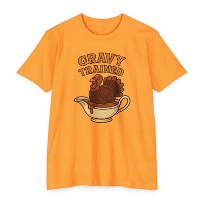 Gravy Trained T-Shirt — Funny Thanksgiving Turkey Graphic Tee