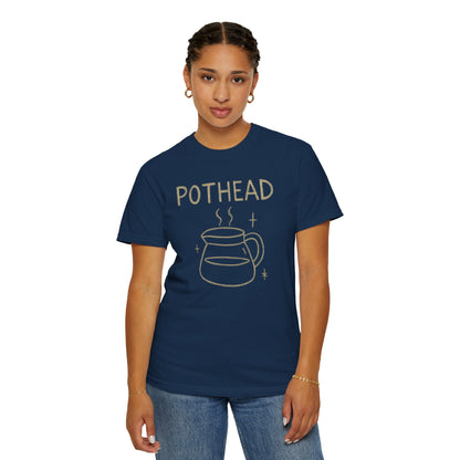 Pothead sarcastic coffee lover Comfort Colors T-shirt