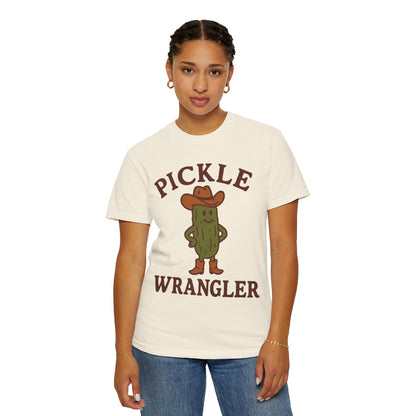 Pickle Wrangler T-shirt - Funny Western Comfort Colors Tee