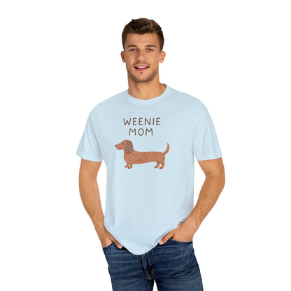 Weenie Mom Dachshund Shirt | Dachshund Mom Tee Comfort Colors T-shirt Weiner dog