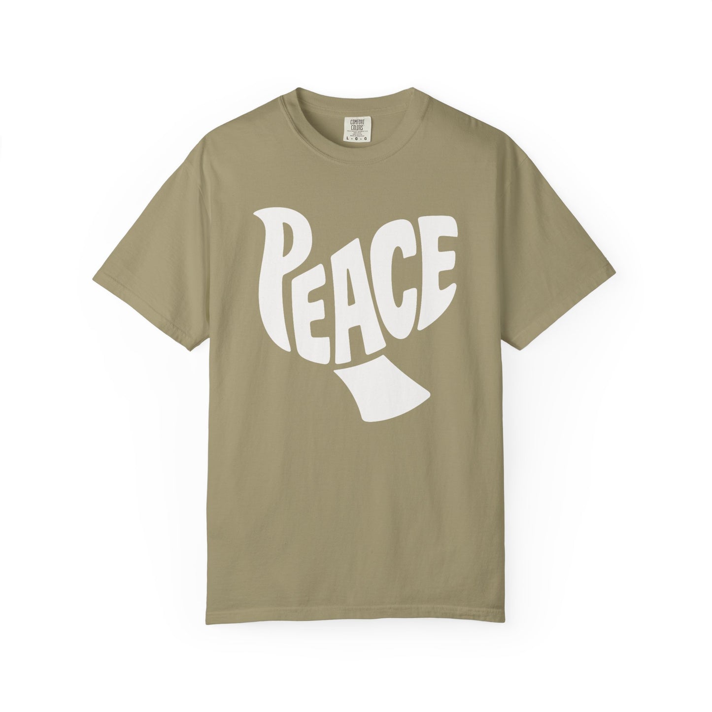 Dove Peace Comfort Colors Tee, Unisex Shirt for Dove Lovers, Peaceful Vibes Tee, Unique Gift for Peace Enthusiasts, Casual Dove Graphic Tee,