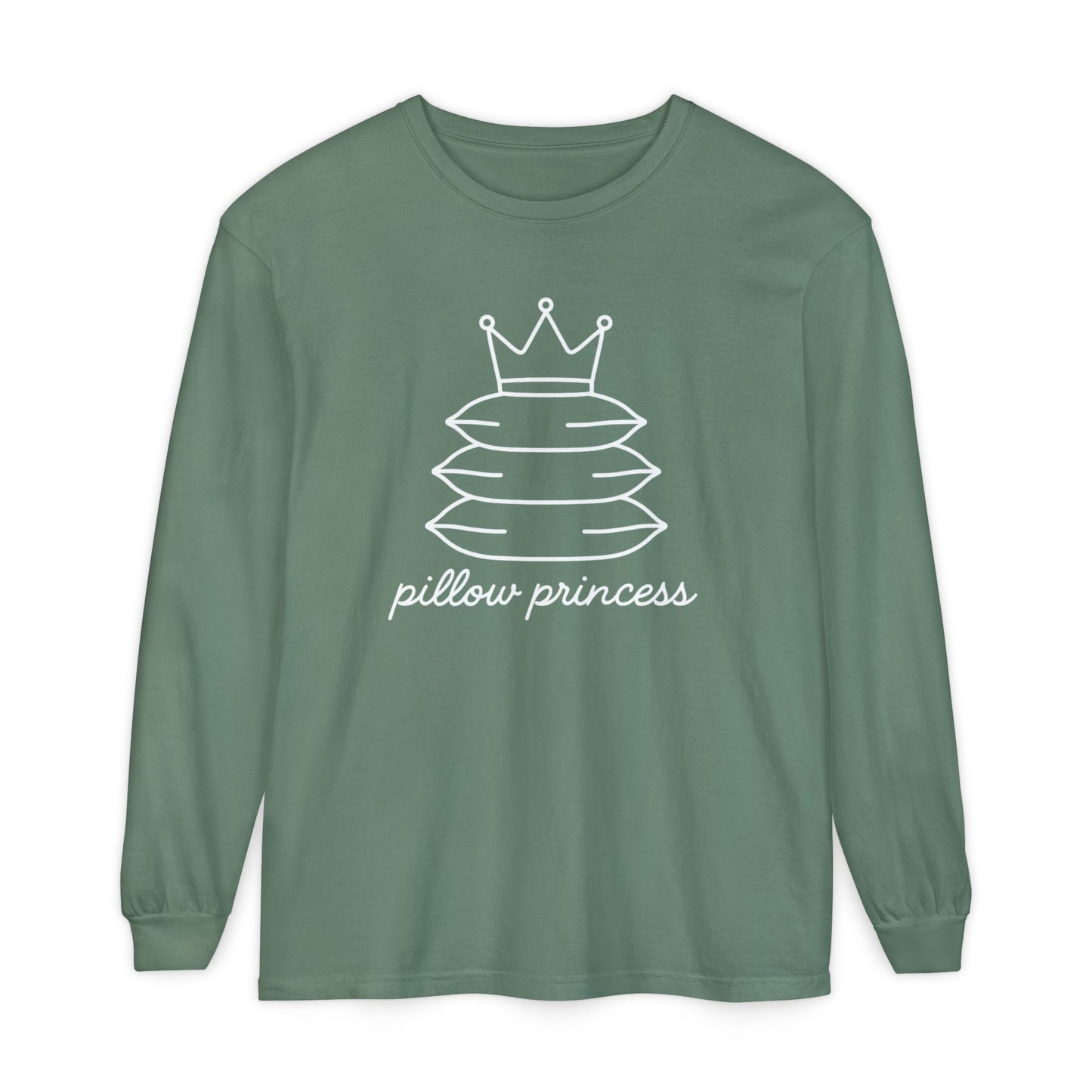 Pillow Princess Comfort Colors Long Sleeve T-Shirt