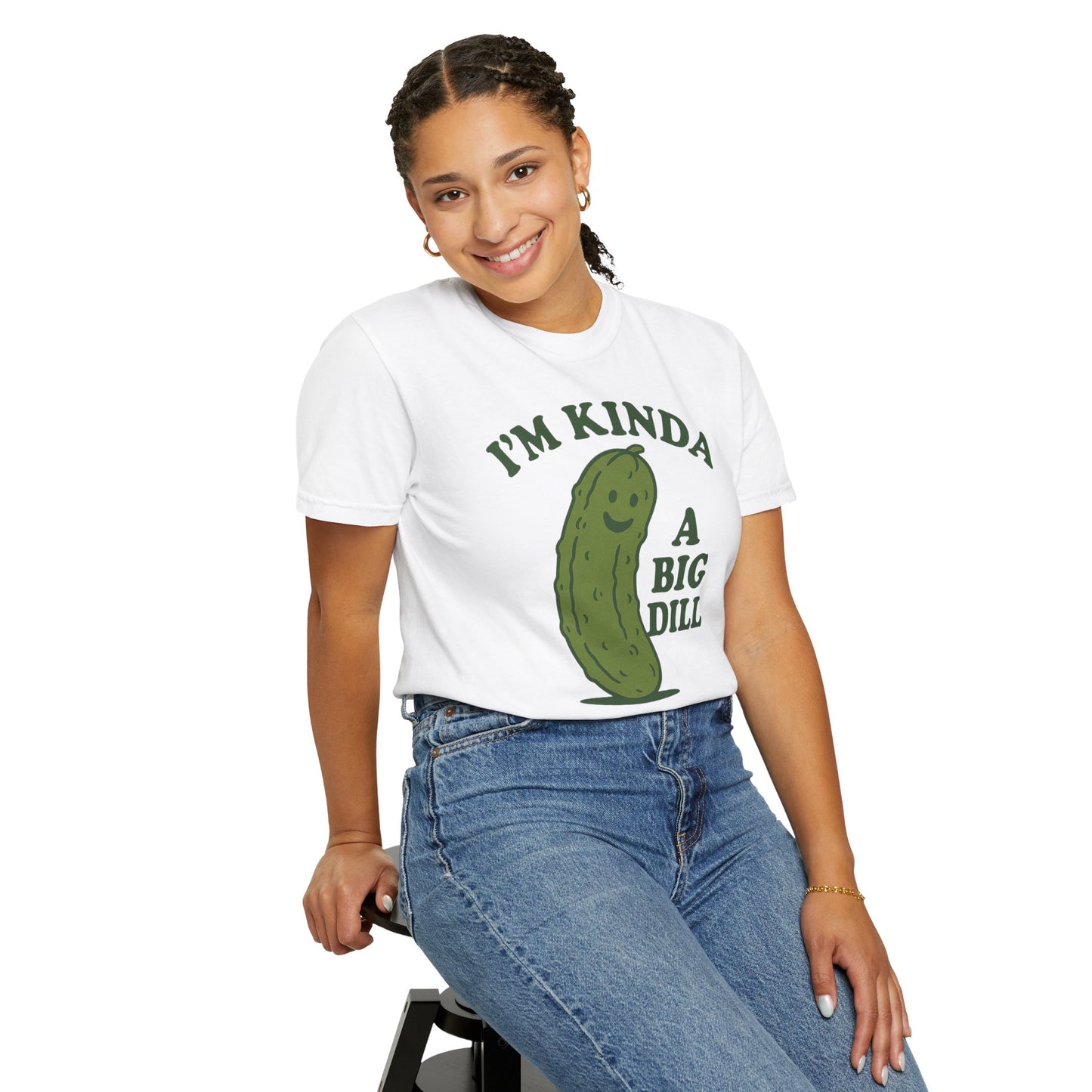 I'm Kinda a Big Dill pickle shirt | funny pickle graphic tee Comfort Colors T-shirt