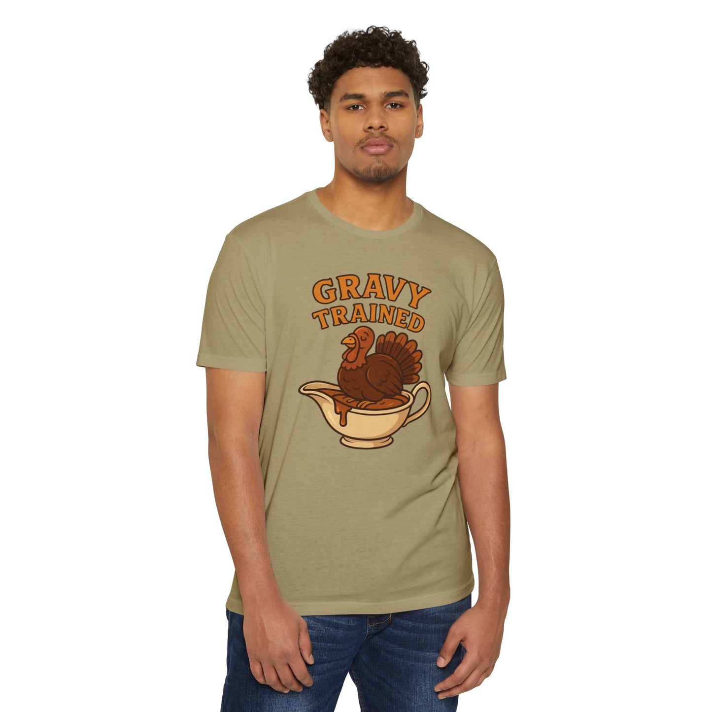 Gravy Trained T-Shirt — Funny Thanksgiving Turkey Graphic Tee