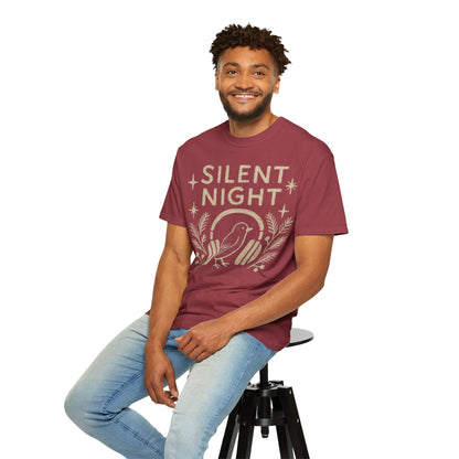 Silent Night Christmas T-Shirt Comfort Colors