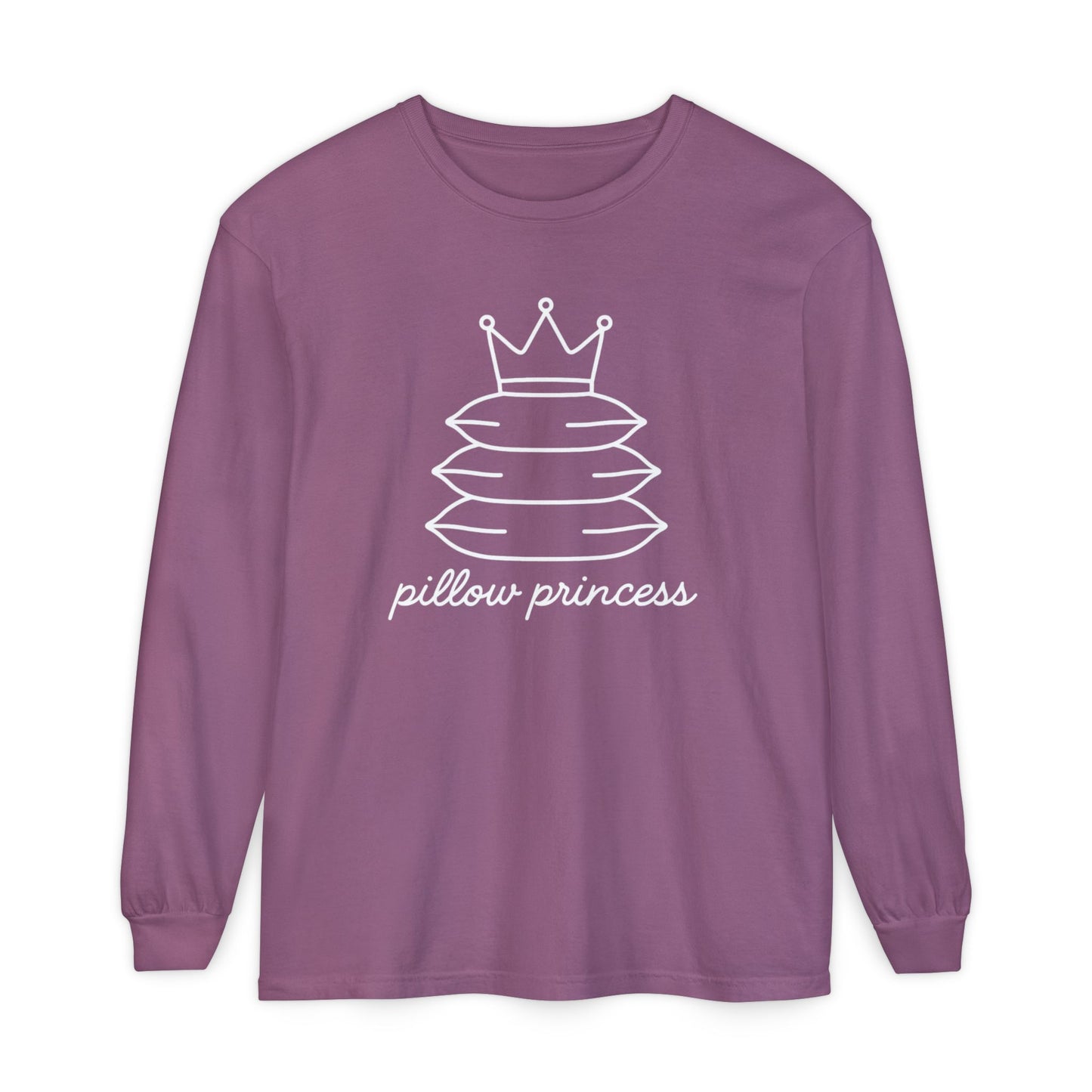 Pillow Princess Comfort Colors Long Sleeve T-Shirt