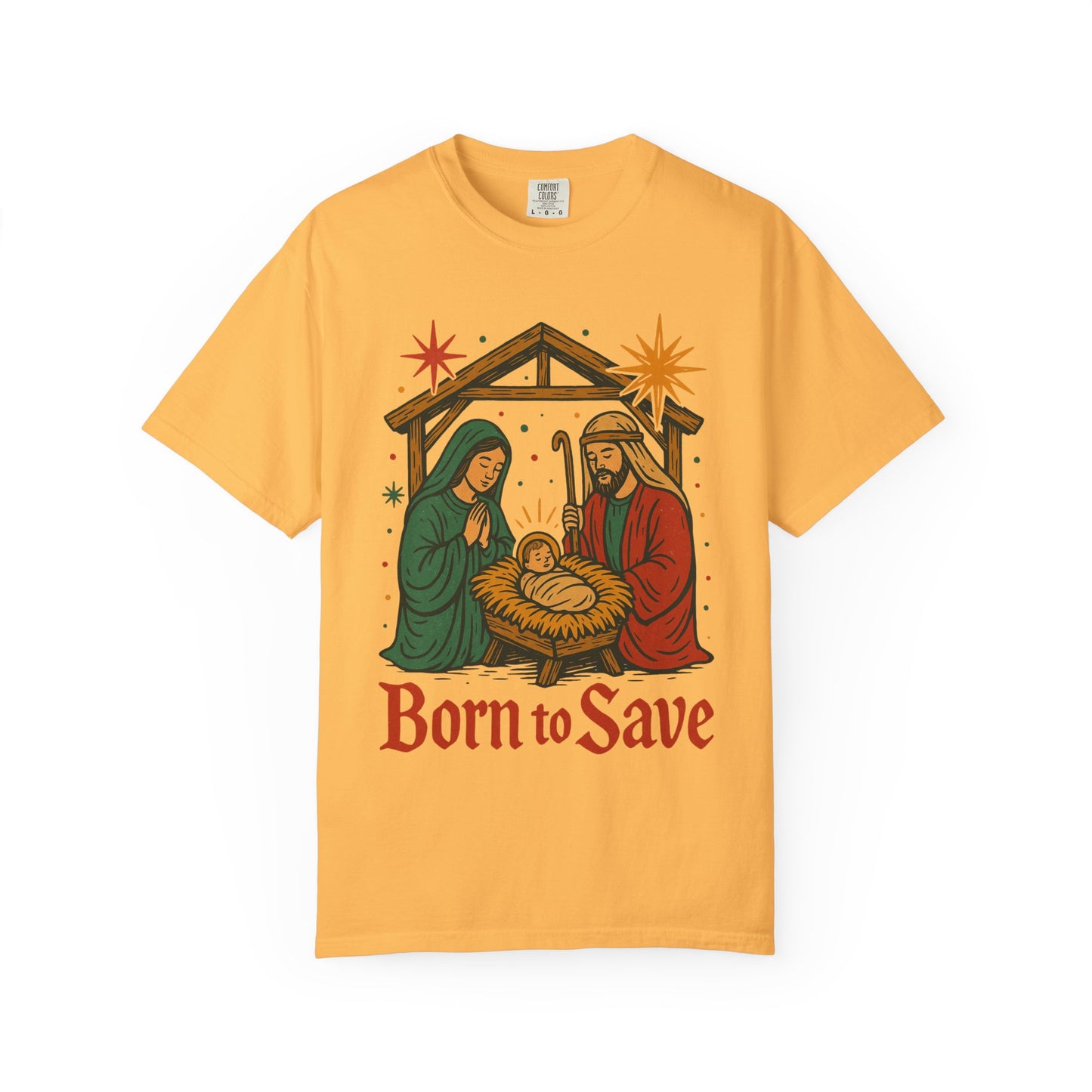 Born to Save Comfort Colors Christmas tshirt