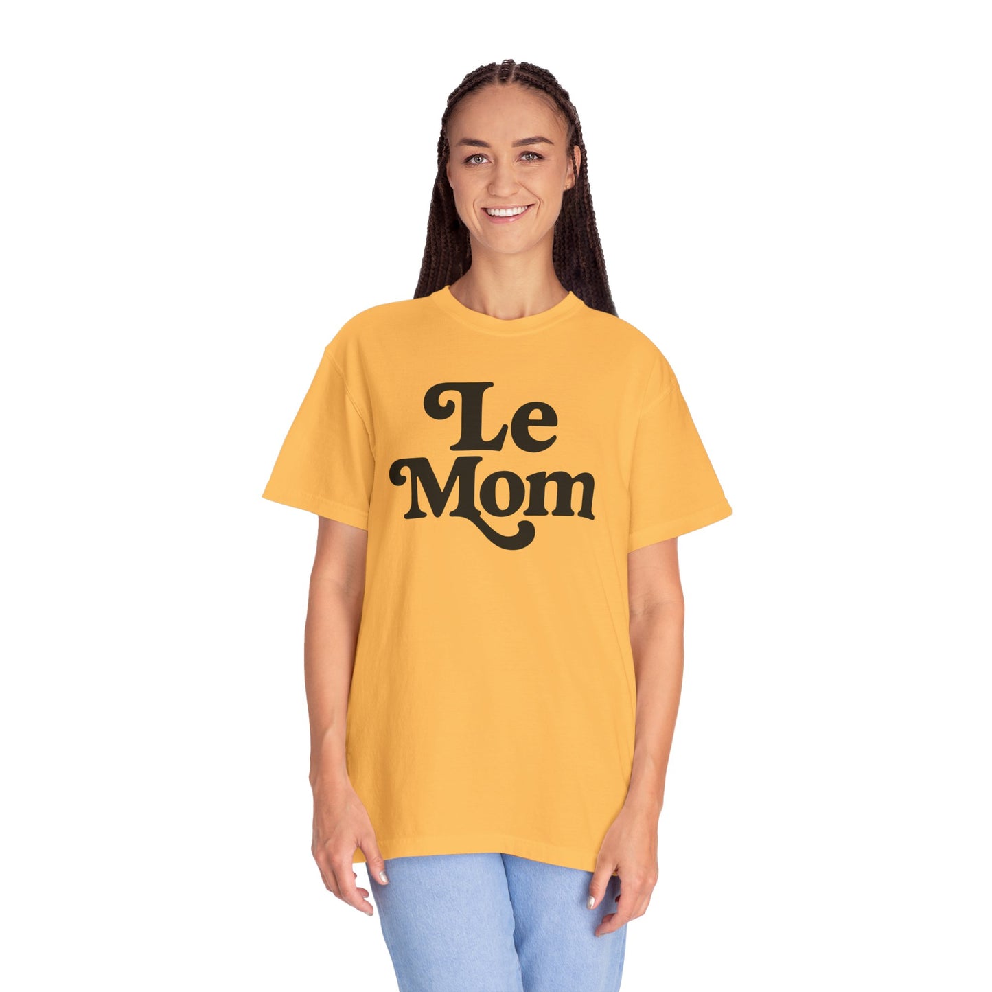 Le Mom T-Shirt | Retro Script Mom Tee, Mother's Day Shirt, Comfort Colors